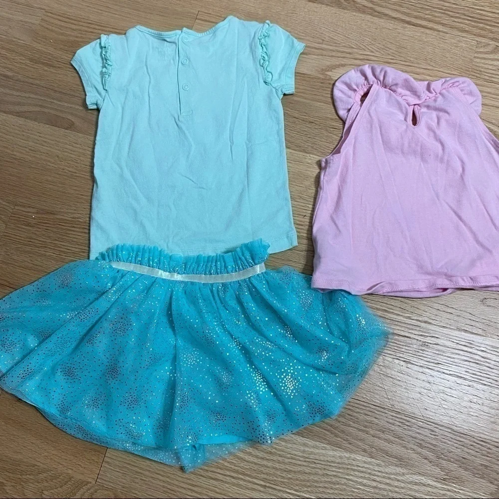 24 Month Girls Clothing Bundle Minnie Mouse Tutu Skirt Butterflies